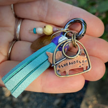 Load image into Gallery viewer, Popcorn the Dog Labradorite Copper Charm