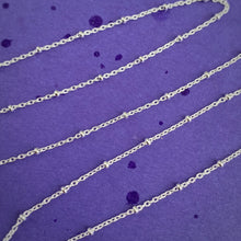 Load image into Gallery viewer, Sterling Silver Saturn Chain / 16"