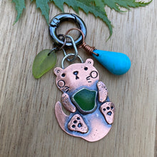 Load image into Gallery viewer, Ivy the Otter Jumbo Copper Charm