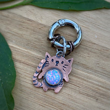 Load image into Gallery viewer, Jason the Cat Copper Charm