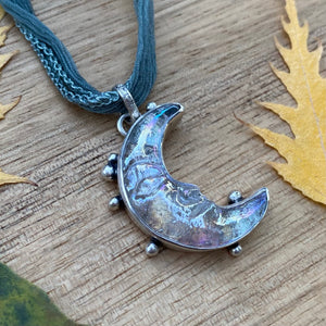 Glass Celestial Choker Pendant {B}
