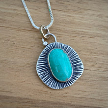 Load image into Gallery viewer, Turquoise Mountain Chunky Pendant Necklace / 20”