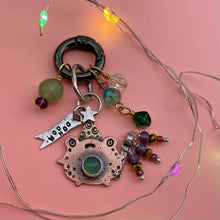 Load image into Gallery viewer, Franklin, the Party Frog Chrysoprase &amp; Copper Charm