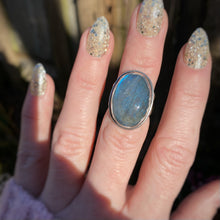 Load image into Gallery viewer, Labradorite Chunky Ring / Size 6.75 - 7