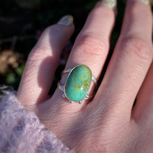 Load image into Gallery viewer, Turquoise Mountain Chunky Ring / Size 8.5 - 8.75