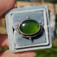 Load image into Gallery viewer, Green Serpentine Chunky Ring / Size 6 - 6.25