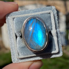 Load image into Gallery viewer, Labradorite Chunky Ring / Size 6.75 - 7