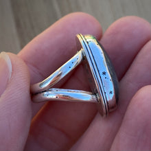 Load image into Gallery viewer, Labradorite Chunky Ring / Size 6.75 - 7