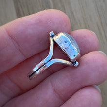 Load image into Gallery viewer, Rainbow Moonstone Chunky Ring / Size 5 - 5.25