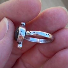 Load image into Gallery viewer, Labradorite Mini Chunky Ring / Size 7
