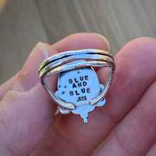 Load image into Gallery viewer, Rainbow Moonstone Chunky Ring / Size 7.75 - 8