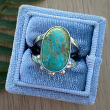Load image into Gallery viewer, Turquoise Mountain Chunky Ring / Size 8.5 - 8.75