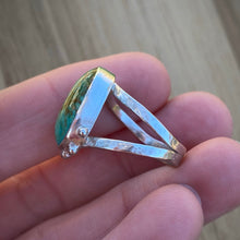 Load image into Gallery viewer, Turquoise Mountain Chunky Ring / Size 8.5 - 8.75