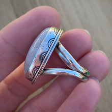 Load image into Gallery viewer, Rainbow Moonstone Chunky Ring / Size 8.75 - 9
