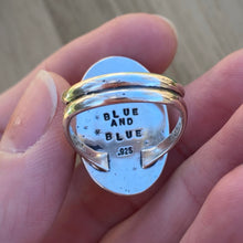 Load image into Gallery viewer, Rainbow Moonstone Chunky Ring / Size 8.75 - 9