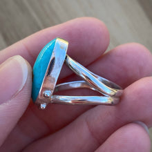 Load image into Gallery viewer, Turquoise Mountain Chunky Ring / Size 9.5 - 9.75
