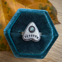 Load image into Gallery viewer, Labradorite Ouija Ring / Size 6.5