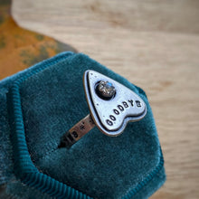 Load image into Gallery viewer, Labradorite Ouija Ring / Size 6.5