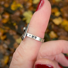 Load image into Gallery viewer, Labradorite Ouija Ring / Size 6.5