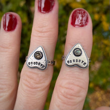 Load image into Gallery viewer, Labradorite Ouija Ring / Size 6.5