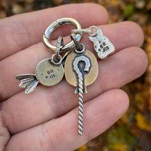 Load image into Gallery viewer, Glass &amp; Resin Trick?-or-Treat? Charm Set {Green} / No Chain