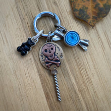 Load image into Gallery viewer, Glass &amp; Resin Trick?-or-Treat? Charm Set {Blue} / No Chain