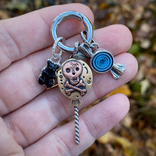 Load image into Gallery viewer, Glass &amp; Resin Trick?-or-Treat? Charm Set {Blue} / No Chain