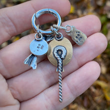 Load image into Gallery viewer, Glass &amp; Resin Trick?-or-Treat? Charm Set {Blue} / No Chain