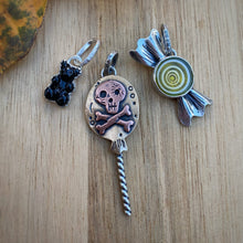 Load image into Gallery viewer, Glass &amp; Resin Trick?-or-Treat? Charm Set {Yellow} / No Chain