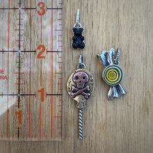 Load image into Gallery viewer, Glass &amp; Resin Trick?-or-Treat? Charm Set {Yellow} / No Chain