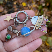 Load image into Gallery viewer, Opalite &amp; Chrysoprase Out-of-This-World Charm Set {A} / No Chain