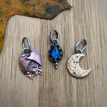 Load image into Gallery viewer, Labradorite Batty Charm Set / No Chain
