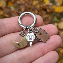 Load image into Gallery viewer, Labradorite Batty Charm Set / No Chain