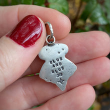 Load image into Gallery viewer, Tanzanite Moth Charm / No Chain
