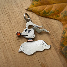 Load image into Gallery viewer, Carnelian Ghost Pup Charm {A} / No Chain
