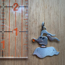Load image into Gallery viewer, Carnelian Ghost Pup Charm {A} / No Chain