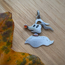 Load image into Gallery viewer, Carnelian Ghost Pup Charm {B} / No Chain