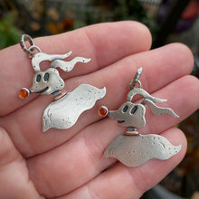 Load image into Gallery viewer, Carnelian Ghost Pup Charm {B} / No Chain