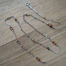 Load image into Gallery viewer, Beaded Abstract Choker Chain / 16”