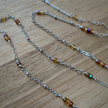 Load image into Gallery viewer, Beaded Abstract Choker Chain / 16”