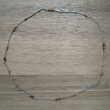 Load image into Gallery viewer, Beaded Abstract Choker Chain / 16”