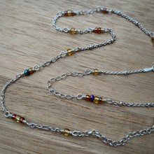 Load image into Gallery viewer, Beaded Abstract Choker Chain / 16”