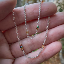 Load image into Gallery viewer, Beaded Abstract Choker Chain / 16”