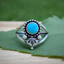 Load image into Gallery viewer, Kingman Turquoise Mini Statement Ring / Size 6.75