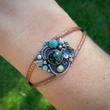 Load image into Gallery viewer, Mineral Park, Mexican, Sleeping Beauty, &amp; New Lander Garden Cuff