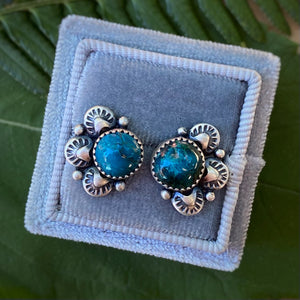 Mineral Park Turquoise Statement Studs