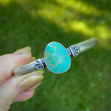 Load image into Gallery viewer, Turquoise Mountain Love &amp; Luck Cuff