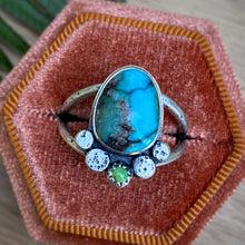 Load image into Gallery viewer, Mineral Park Turquoise &amp; Prima Vera Ring / Size 8.75 - 9