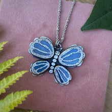 Load image into Gallery viewer, Boulder Opal Doublet Butterfly Necklace / 20” - 22”