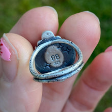 Load image into Gallery viewer, Aquamarine, Pyrite, &amp; Turquoise Statement Ring / Size 5.5 - 6